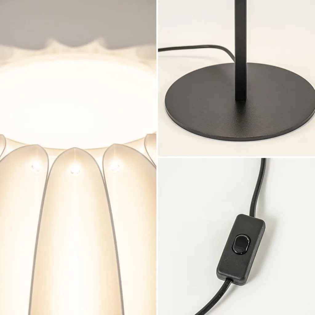 Straluma Tafellamp Arena zwart/kap wit> Tafellampen|Design Verlichting