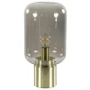 Straluma Tafellamp Arturan messing + smoke glas> Tafellampen|Light and Living