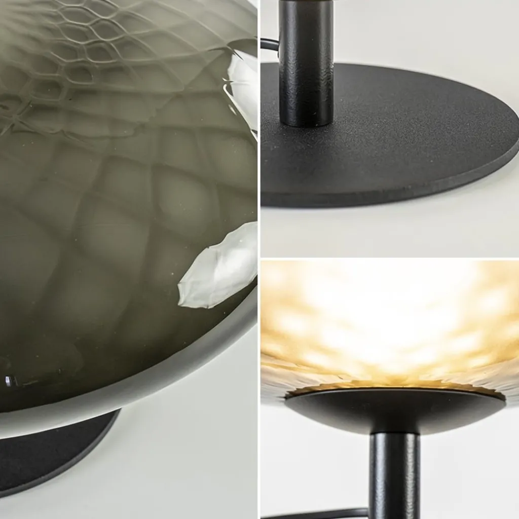 Straluma Tafellamp Bottega 40 zwart/smoke glas> Tafellampen|Design Verlichting