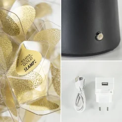 Straluma Tafellamp Clizia Mama Non Mama goud/zwart oplaadbaar></noscript> Tafellampen|Eetkamerverlichting