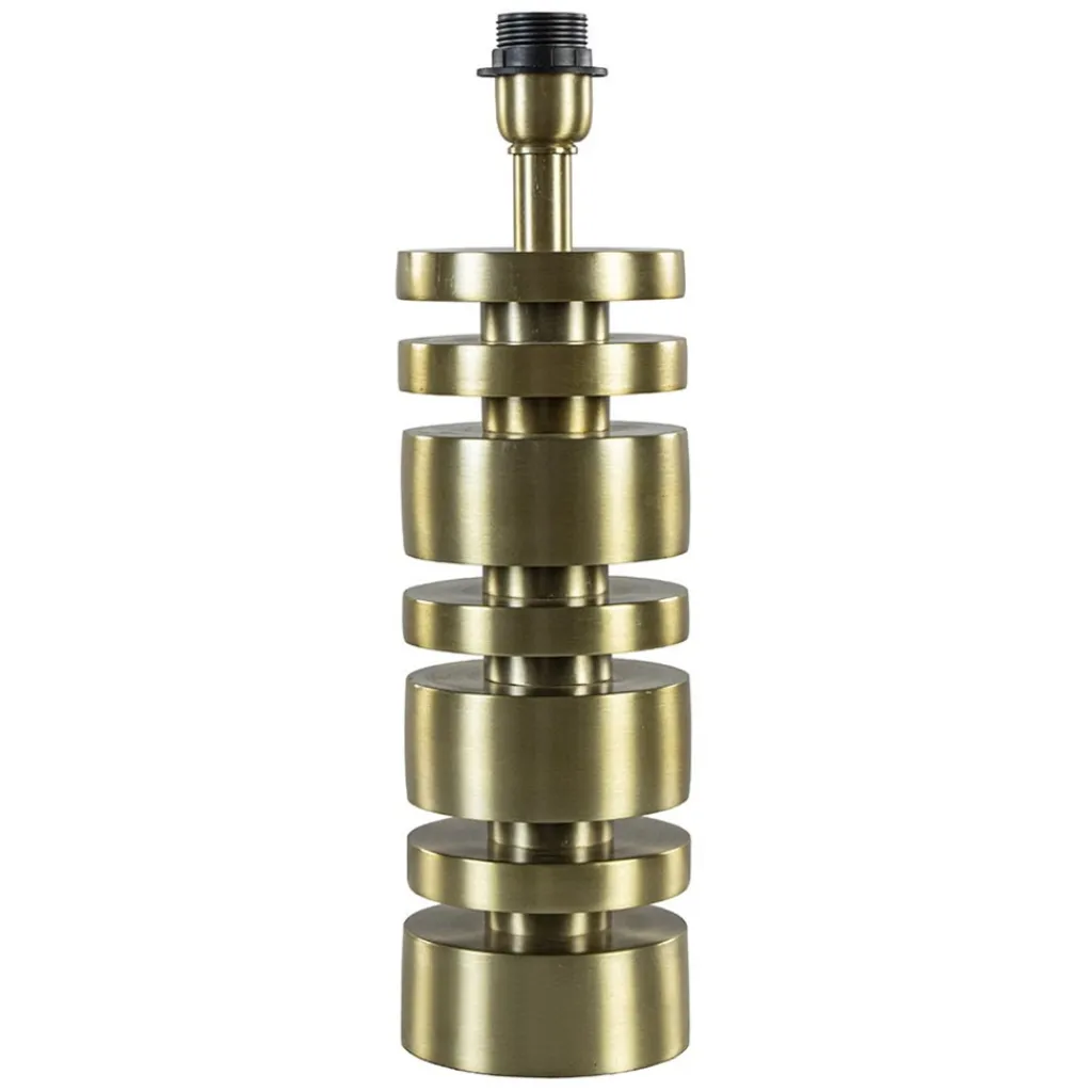 Straluma Tafellamp Desley voet z/kap matgoud> Lampenvoeten|Light and Living