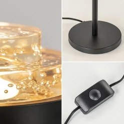 Straluma Tafellamp Dynasty zwart/amber></noscript> Tafellampen|LED Tafellampen