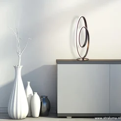 Straluma Tafellamp eclips zwart incl.dimmer></noscript> Tafellampen|Woonkamerlampen