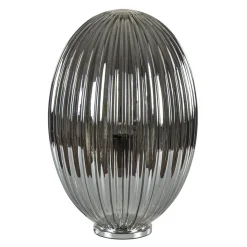 Straluma Tafellamp Egg Rib smoke glas> Tafellampen|Luxe Verlichting