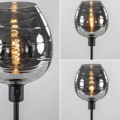 Straluma Tafellamp Fantasy op stang zwart + smoke glas></noscript> Tafellampen|Luxe Verlichting