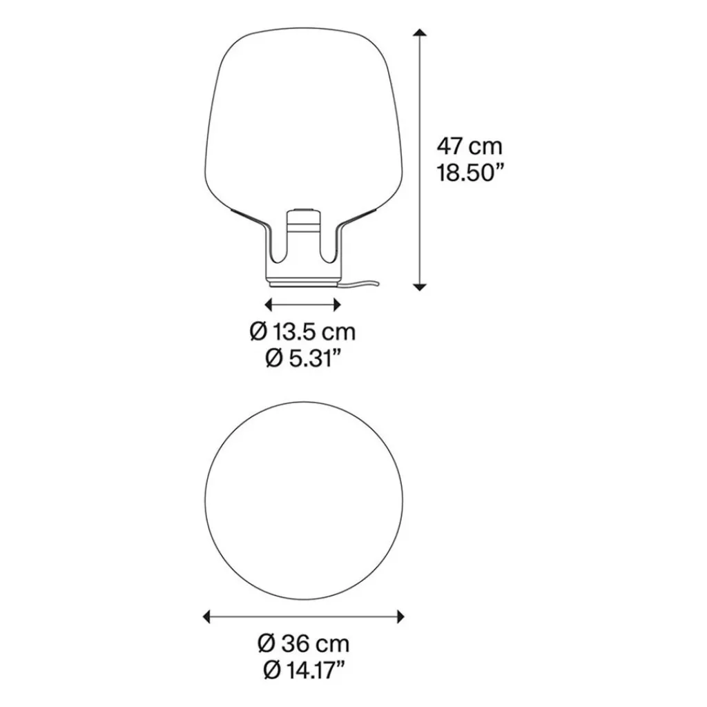 Straluma Tafellamp Flar medium champagne/honey> Tafellampen|Design Verlichting