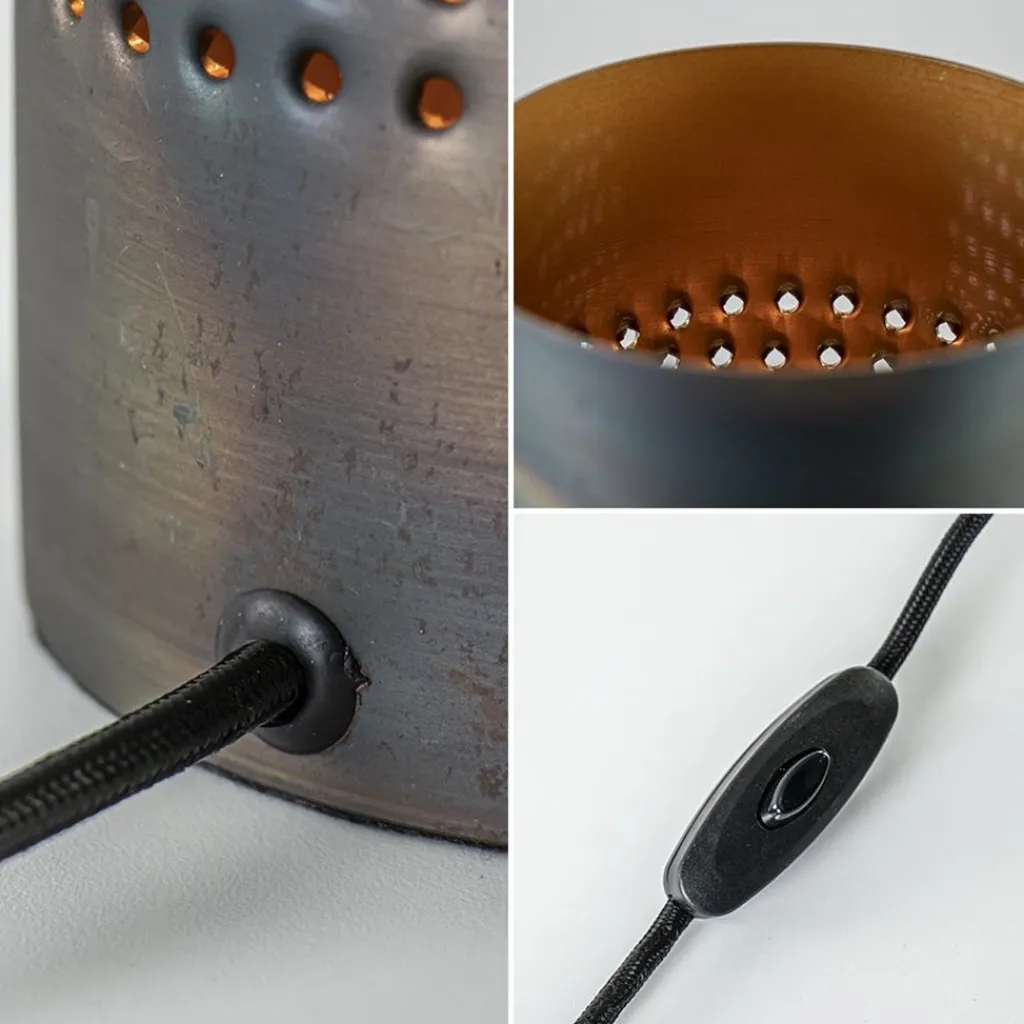 Straluma Tafellamp Forato gevlamd bruin> Tafellampen|Industriële Verlichting