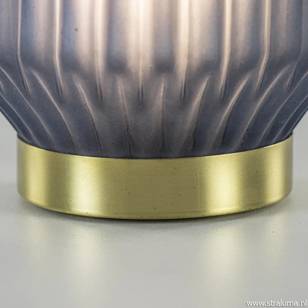 Straluma Tafellamp Ivot op batterij mat blauw groot> Tafellampen|Light and Living