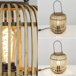 Straluma Tafellamp lantaarn bamboe><noscript><img width=