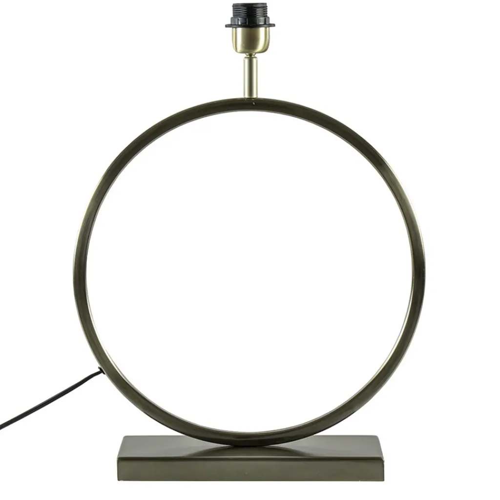 Straluma Tafellamp Liva licht goud exclusief kap L&L> Tafellampen|Lampenvoeten