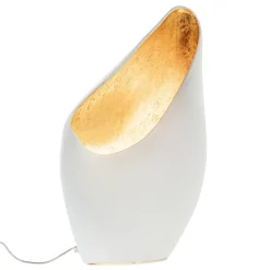 Straluma Tafellamp mat wit met goldleaf groot></noscript> Tafellampen|Decoratieve Verlichting