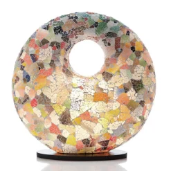 Straluma Tafellamp met gat multicolor mozaic> Woonkamerlampen|Slaapkamerlampen