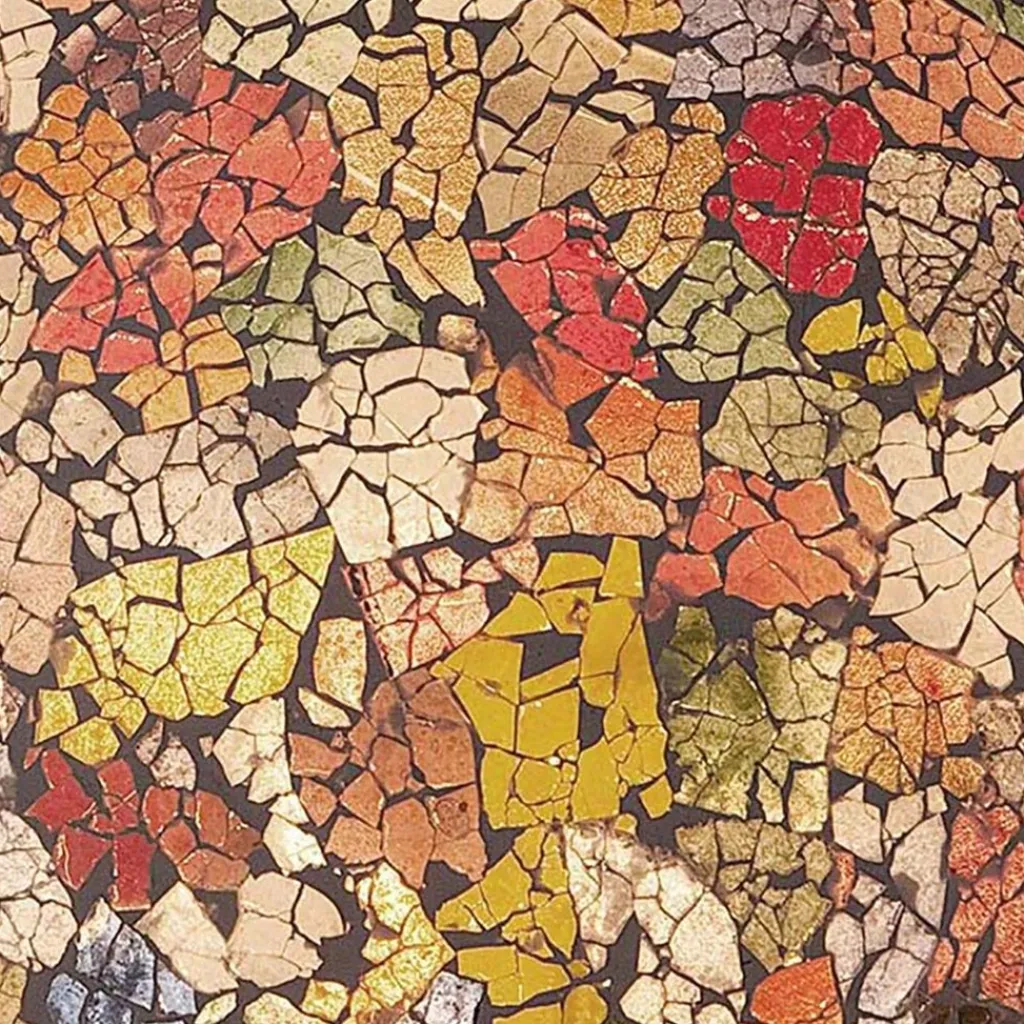 Straluma Tafellamp met gat multicolor mozaic> Woonkamerlampen|Slaapkamerlampen