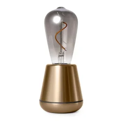 Straluma Tafellamp met oplaadbare batterij goud/smoke dimbaar> Tafellampen|Keukenverlichting