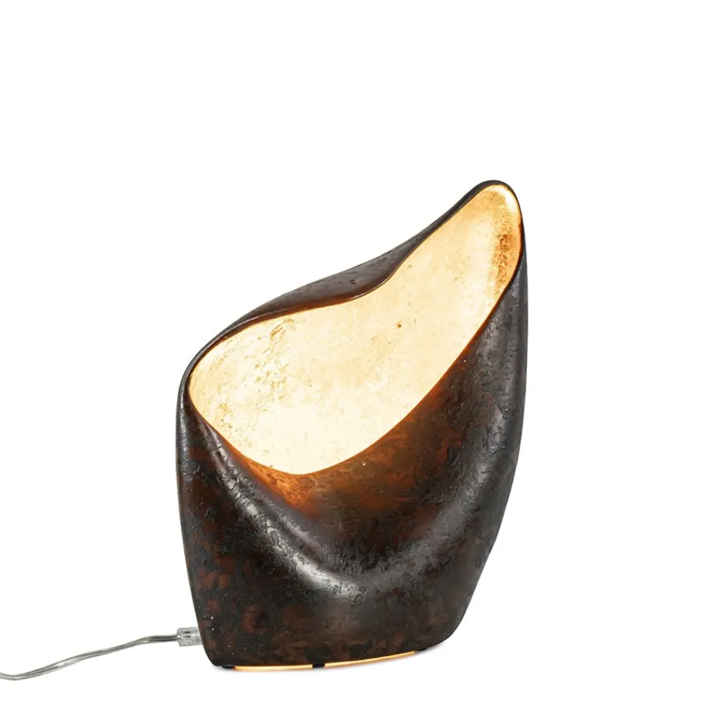 Straluma Tafellamp Nature 33 corten/goldleaf> Tafellampen|Decoratieve Verlichting