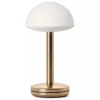 Straluma Tafellamp op accu gold/frosted IP65> Buitenlampen|Tafellampen
