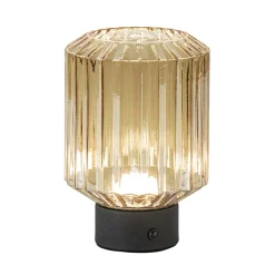 Straluma Tafellamp op batterij amber/zwart dimbaar> Tafellampen|Tienerkamerlampen