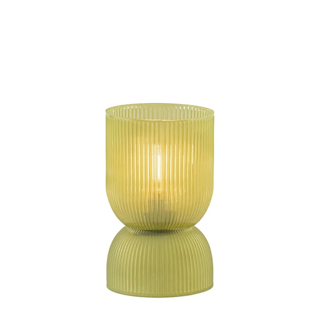 Straluma Tafellamp Phoebe licht olijfgroen op batterijen> Tafellampen|Light and Living