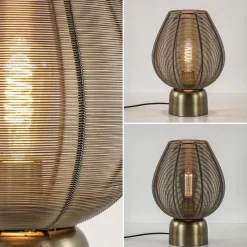 Straluma Tafellamp Suneko 34cm draad brons></noscript> Draadlampen|Light and Living