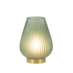 Straluma Tafellamp Tajera op batterij donker groen/goud> Tafellampen|Light and Living