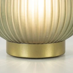 Straluma Tafellamp Tajera op batterij donker groen/goud></noscript> Tafellampen|Light and Living
