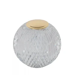 Straluma Tafellamp transparant/goud oplaadbaar en dimbaar> Tafellampen|Tienerkamerlampen