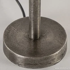 Straluma Tafellamp Undai ruw nikkel excl. kap></noscript> Tafellampen|Lampenvoeten