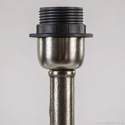 Straluma Tafellamp Undai ruw nikkel excl. kap></noscript> Tafellampen|Lampenvoeten