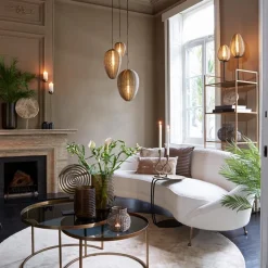 Straluma Tafellamp Yaelle brons/zwart></noscript> Draadlampen|Light and Living