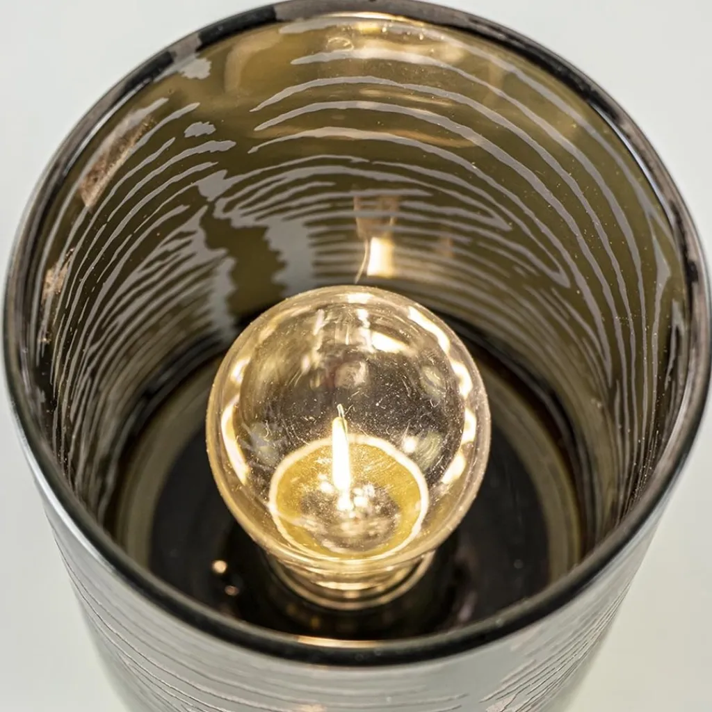 Straluma Tafellamp Zebra grijs goud op batterijen Light & Living> Tafellampen|Light and Living