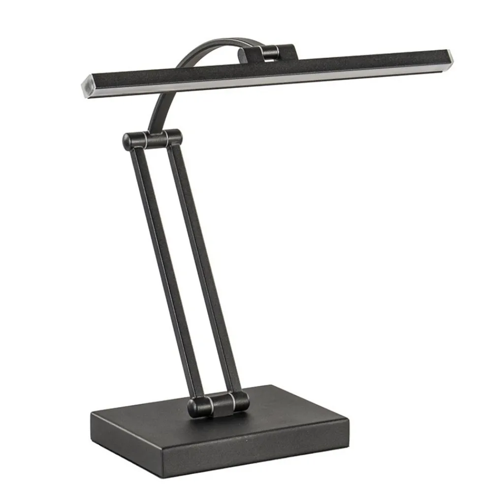 Straluma Tafellamp zwart "piano" model+touchdim.> Tafellampen|Bureaulampen