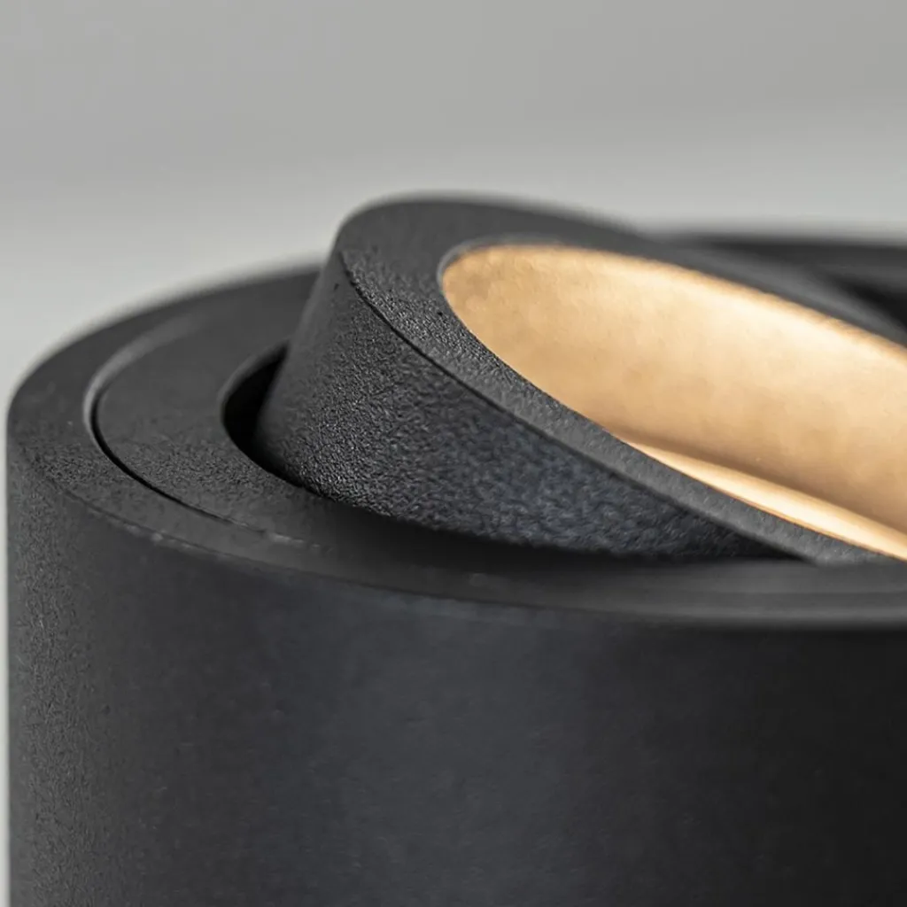 Straluma Tafelspot Rebel rond zwart gu10> Woonkamerlampen|Slaapkamerlampen