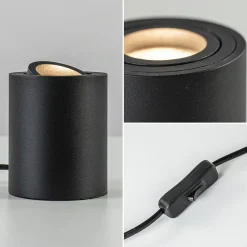 Straluma Tafelspot Rebel rond zwart gu10><noscript><img width=