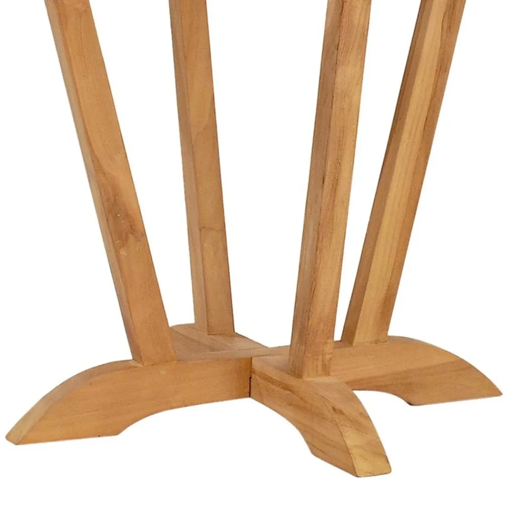 Straluma Teak houten buitentafel rond 130 cm> Eettafels