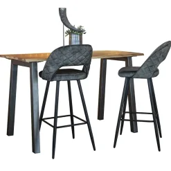 Straluma Trendy barkruk velours met zwart metalen poot></noscript> Barkrukken