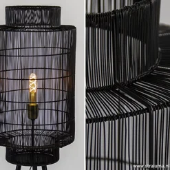 Straluma Trendy draad-vloerlamp Gruaro zwart></noscript> Draadlampen|Light and Living