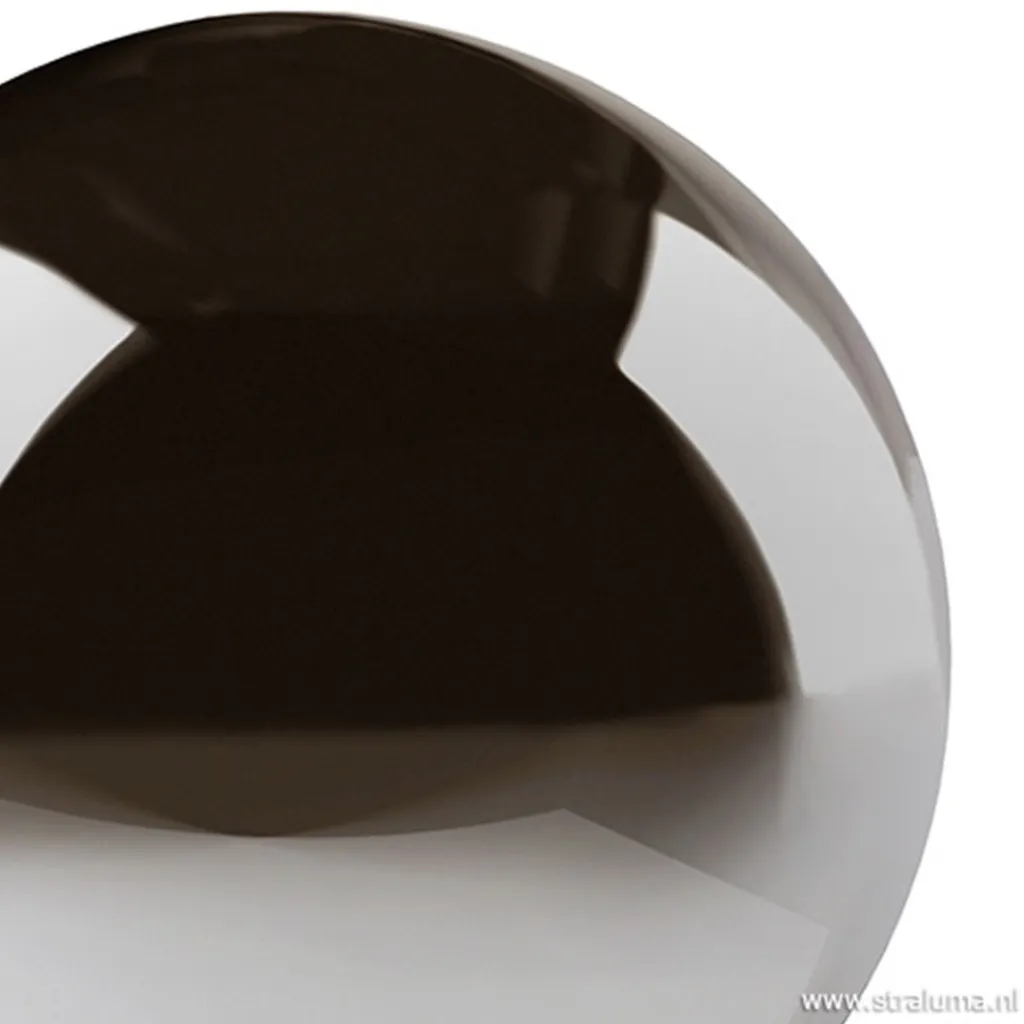 Straluma Trendy glazen tafellamp smokey> Slaapkamerlampen|Halverlichting