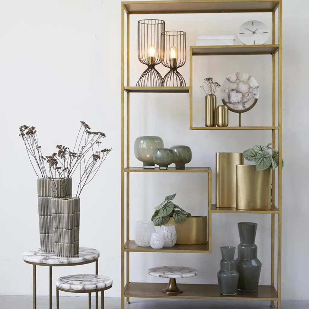 Straluma Trendy tafellamp Lazar Light and Living brons> Tafellampen|Draadlampen