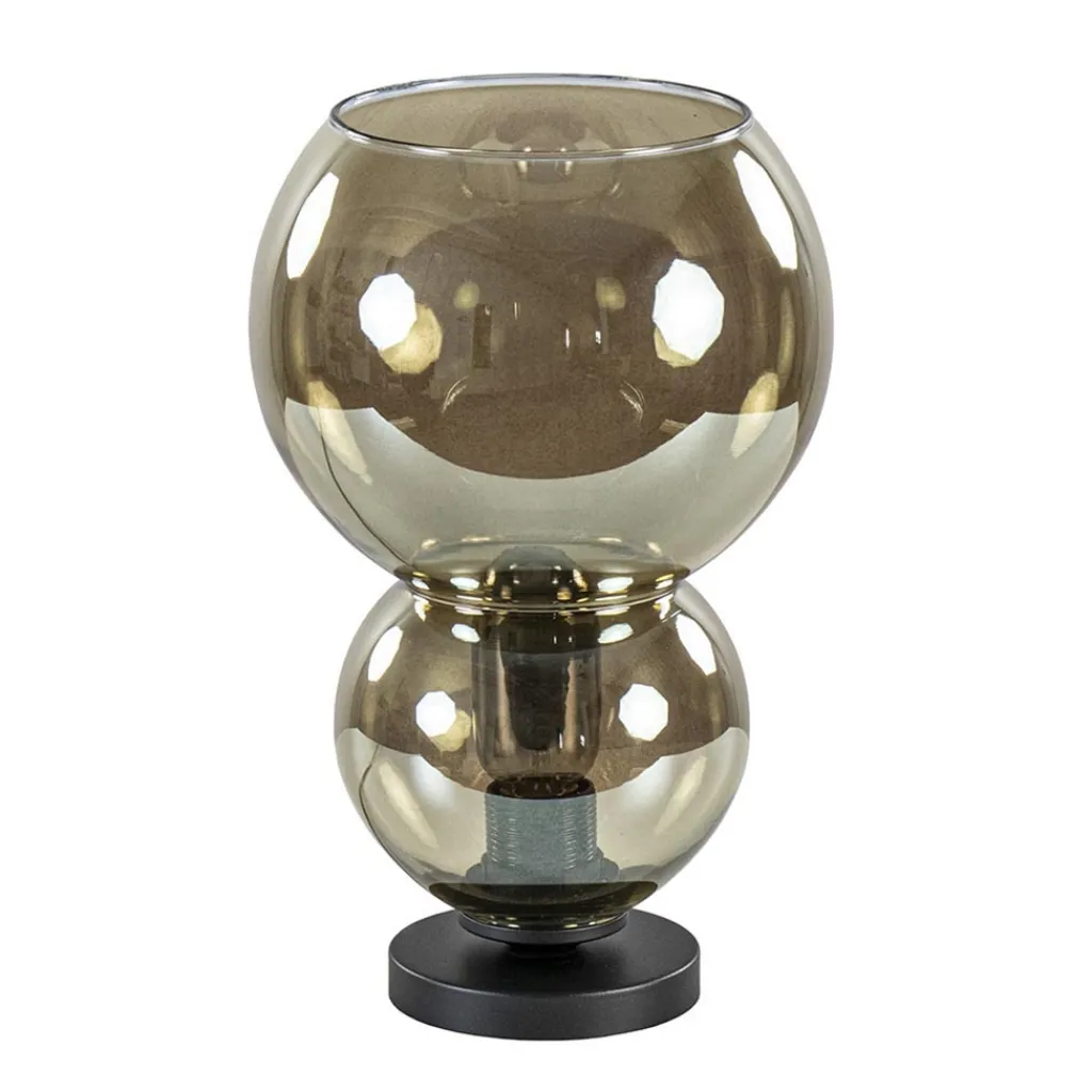 Straluma Trendy tafellamp met smoke glazen kap> Tafellampen|Industriële Verlichting