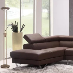 Straluma Uplighter brons LED Luna leesarm, dimmer><noscript><img width=