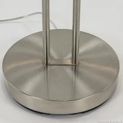 Straluma Uplighter met leesarm New Luna nikkel></noscript> Vloerlampen|Leeslampen