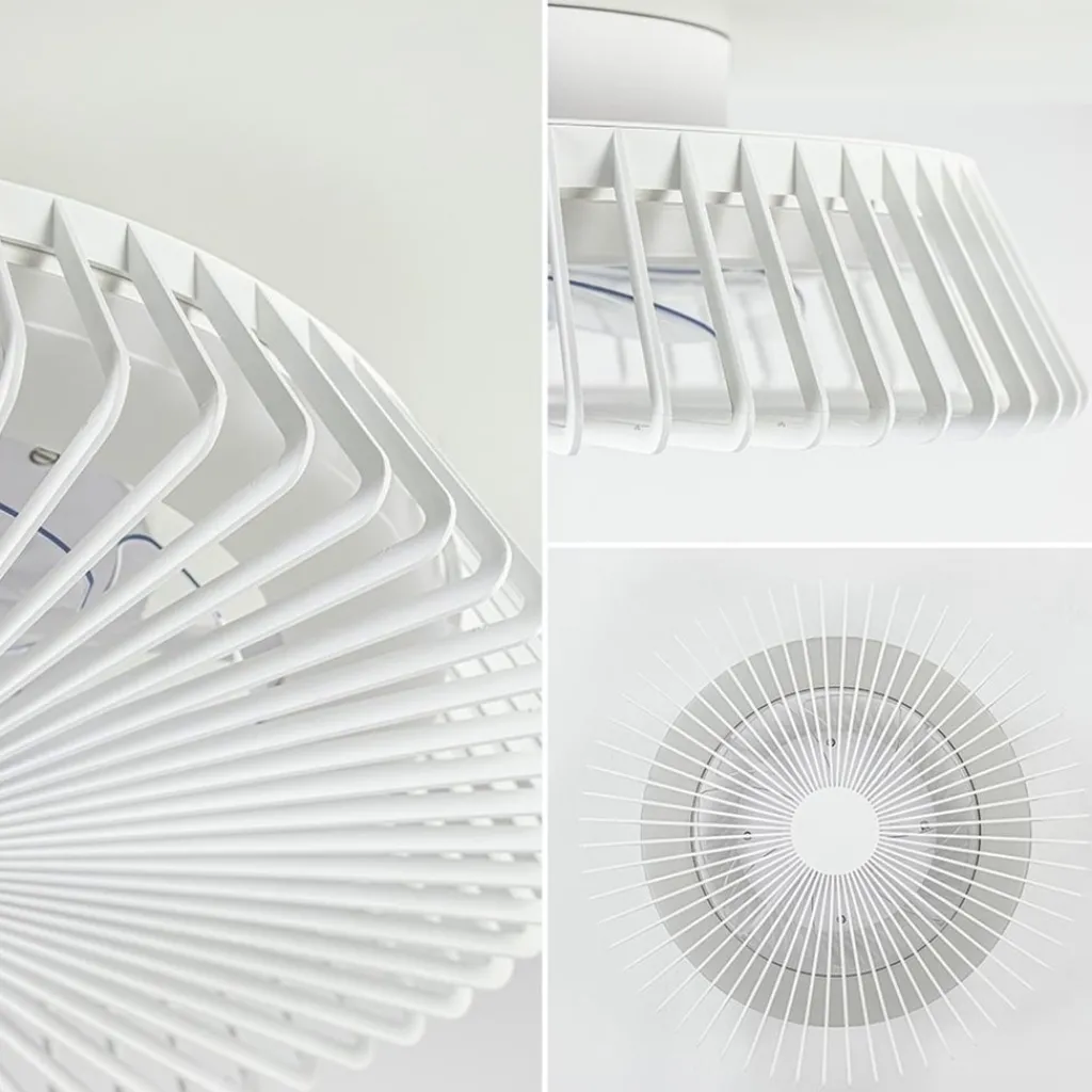 Straluma Ventilator Himalaya wit remote+app> Plafondlampen|Plafondventilatoren met lamp