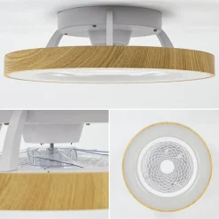 Straluma Ventilator Tibet hout/wit afst.bed. cct><noscript><img width=