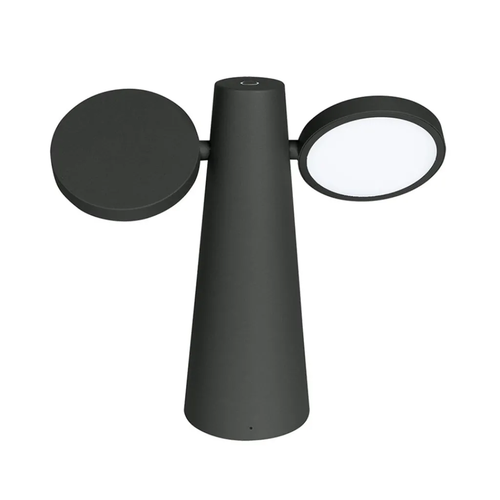 Straluma Verstelbare buitenlamp tafel antraciet oplaadbaar> Tafellampen|Buitenlampen