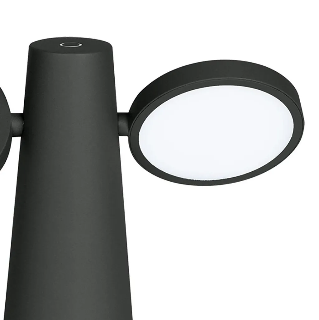 Straluma Verstelbare buitenlamp tafel antraciet oplaadbaar> Tafellampen|Buitenlampen