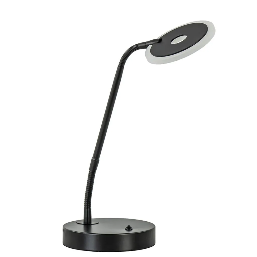 Straluma Verstelbare LED tafel/bureaulamp mat zwart dimbaar> Tafellampen|Bureaulampen