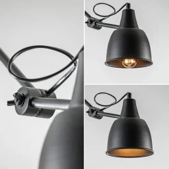 Straluma Verstelbare 3-lichts plafondlamp met zwarte kappen><noscript><img width=