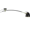 Straluma Verstelbare plafondlamp mat zwart met goud> Booglampen|Eetkamerverlichting