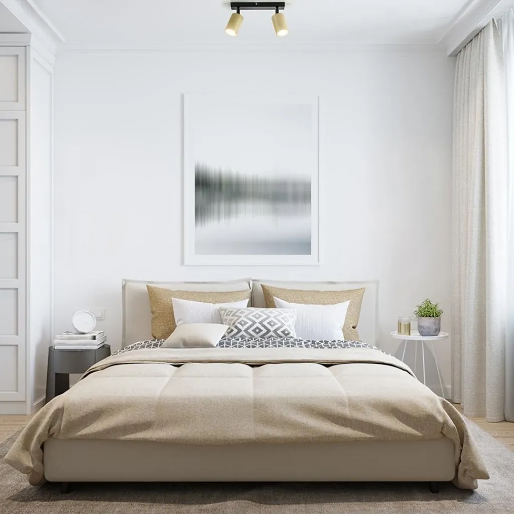 Straluma Verstelbare plafondspot GU10 zwart met goud> Plafondlampen|Opbouwspots