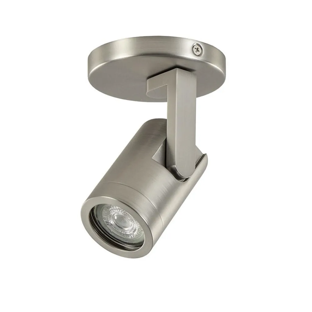Straluma Verstelbare plafondspot metaal mat nikkel> Opbouwspots|Woonkamerlampen